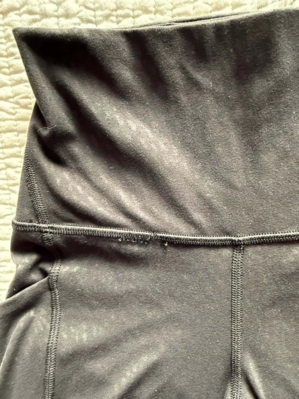 Lululemon Black High-Waist Align Workout Shorts 8” - Picture 3 of 5